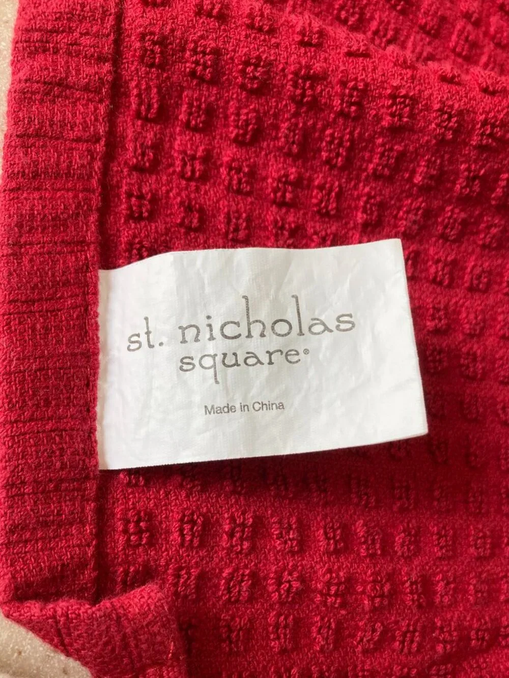 St. Nicholas Square Dish Towels 4 Pc. Snowmen Believe